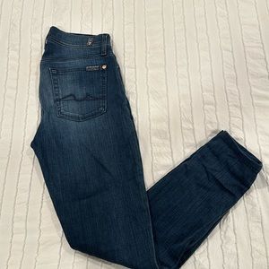 7 for all mankind skinny jeans size 27
